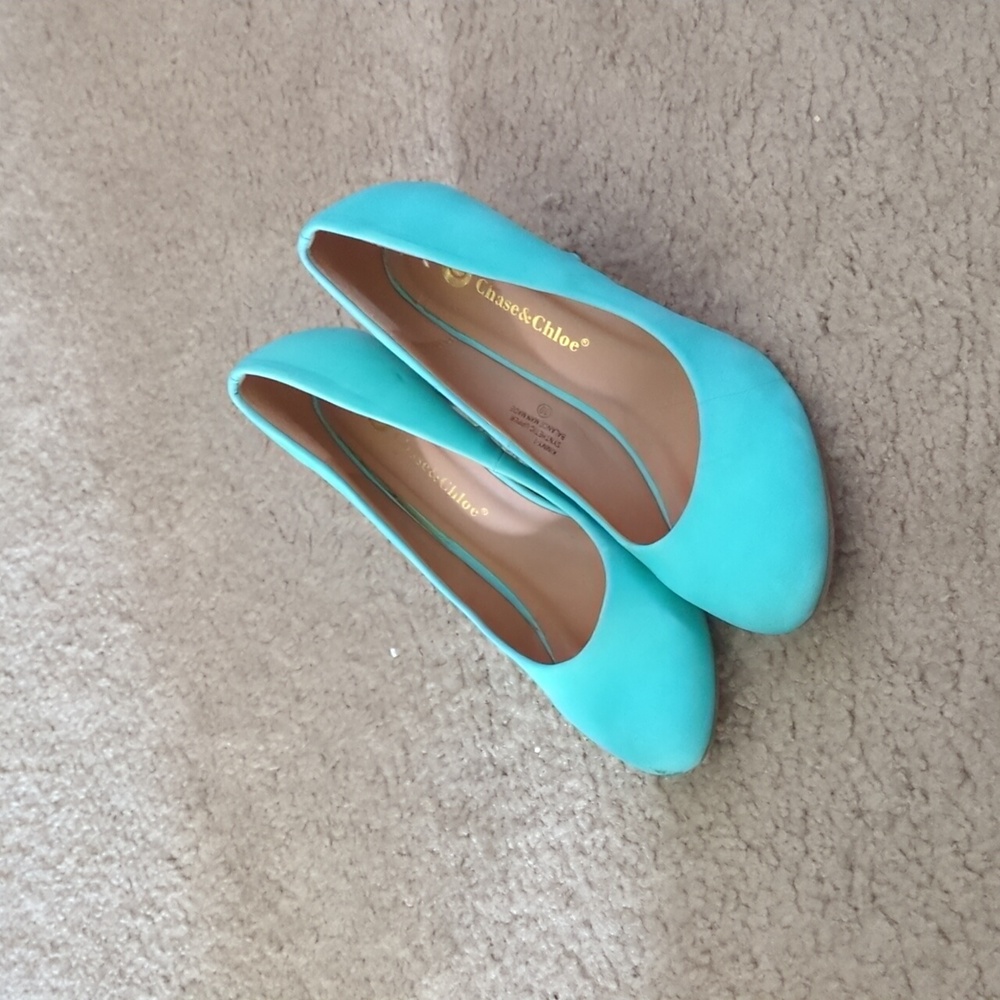 Blue heels